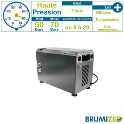 BRUMIZEO haute pression gamme NAN'EAU pompe 1 litre minute