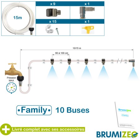 Brumisateur Family basse pression 8 buses